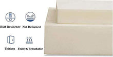 LRuilo - Cuscino per panca da giardino, con lacci di fissaggio, cuscino per seduta a 2/3 posti, lunghezza 100/120 cm, per interni ed esterni (blu, 140 x 40 x 5 cm)