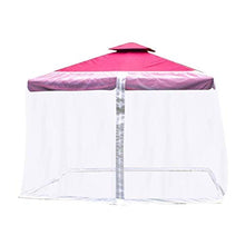 2021 Nuovo Ombrellone Zanzariera Ombrellone Il tuo ombrellone in un gazebo Zanzariera Parasole da esterno Prato da giardino g Ombrellone Copertura parasole (Colore: Bianco, Dimensioni: Roma 300x300x23