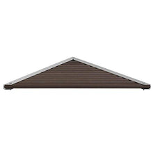 Semplicità Elegante Scaffale a Muro Scaffale Galleggiante Scaffali da Bagno in Legno Scaffale Triangolo Angolare Staffa in Metallo in Legno Impermeabile Antisettico Stoccaggio Parete da Bagno Salva S