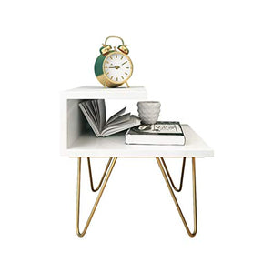 Comodini Camera da Letto Comodino in Legno Tavolo Nordic Creativo in Ferro battuto Ins Vento Governo di immagazzinaggio Camera Semplice Divano Moderno Tavolino Comodino