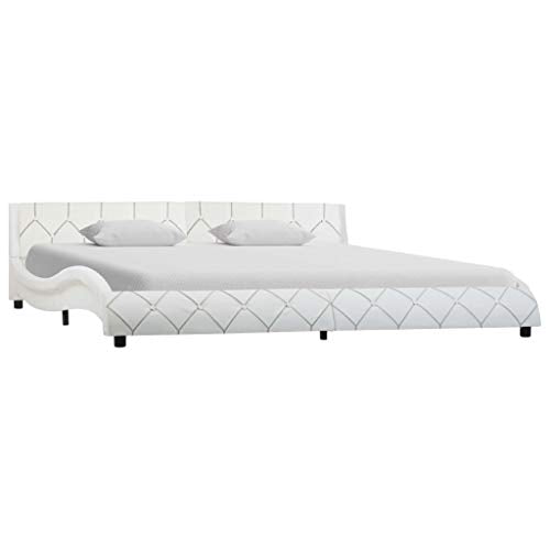 SKM Giroletto Bianco in Similpelle 180x200 cm (38.1kg)