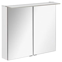 Fackelmann LED specchio armadio 80 cm Bianco Lucido efficienza energetica A + + Serie B. perfetto