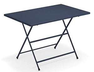 Emu Tavolo Arc en Ciel Pieghevole Rettangolare Centimetri 110 x 70 Articolo 331 Colore Blu Scuro codice 48