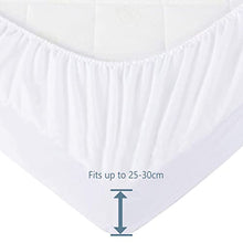 Bedecor Set 2 Coprimaterasso Impermeabile Singolo, Cotone Top Proteggi Materasso 90x200, Traspirante Copri Materasso Impermeabile Letto Singolo, Angoli Super Elastici Fino a 30 cm