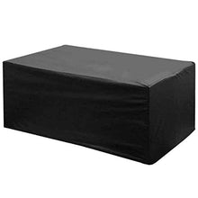 PROUH Copri Tavolo e Sedie da Esterno 45x40x25cm, Copritavolo da Giardino Rettangolare, Copertura per Mobili da Giardino, Impermeabile, Anti-UV, Antivento, Tessuto 441D Oxford