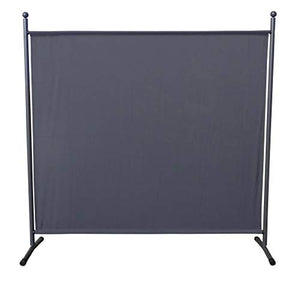 QUICK STAR Paravento da Giardino 180 x 178 cm Divisorio in Tessuto Balcone Protezione della Privacy Grigio