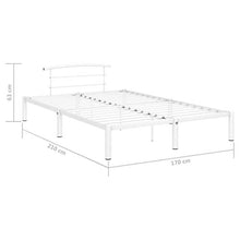 SKM Giroletto Bianco in Metallo 160x200 cm (19.1kg)