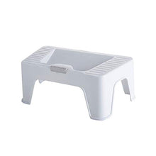 LZL Sgabello WC Multi-Funzione Antiscivolo vasino vasino Bagno Bagno Sgabello Sgabello Uso in Qualsiasi Bagno Vasino Tozzo (Color : White, Dimensione : Conventional)