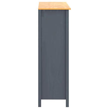 FAMIROSA Armadio a 2 Ante Hill Range Grigio 99x45x137cm Massello di Pino