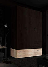 AVANTI TRENDSTORE - Balu 2 e 3, Armadio Inferiore, componimento per l'armadio Principale, con cassetti, in 2 Diversi Colori e 2 Diverse larghezze (Marrone, con 4 cassetti)