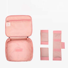 TREESTAR Modello Carino Borsa da Viaggio Impermeabile Custodia di Grande capacità Caso Cosmetico Borsa Cosmetica per Il Lavaggio Portatile con Gancio per Uomini Donne Che Viaggiano (Rosa)