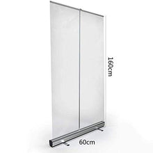 KMILE Pavimento in Piedi Pop up divisorio in PVC Largo Roll up Sneaceo Schermo, Schermo di igiene Trasparente Perspex, per Palestra, Salone, Parrucchiere, Barbiere, Bar, Pub, Ristorante
