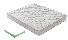 SARDAMATERASSI Letto piazza e mezza con box contenitore bianco ELEGANT + materasso piazza e mezza 120x190 memory foam+coppia guanciali in fibra 3D