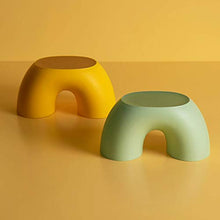 H-M-Shelf Sgabello da Bagno Impermeabile Vasca Antiscivolo Sgabello Scarpa Sgabello Scarpa Sgabello Casa Piccolo Sgabello 36x22x18.5cm (Color : Green)