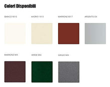 ITALFROM - Copri Bidoni in Alluminio e Bachelite Vari Colori - 2100x510xh750 mm (Chiuso Scorrevole, Marrone)