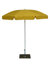 Maffei Art 12 Borgo, ombrellone Rotondo Diametro cm 200, Tessuto polyma, Made in Italy. Colore Giallo