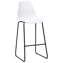 Tidyard Set 5 pz da Bar, Set Tavolino Bar, Set di Mobili per Cucina, Set di Mobili da Balcone, Set Bar per la Casa, Set Tavolo e 4 Sedie da Bar Alti, in plastica