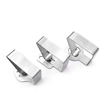 Molinter, fermatovaglia, fermatovaglia in acciaio inox, per ristorante, feste, picnic, buffet, 4 pezzi (farfalla)