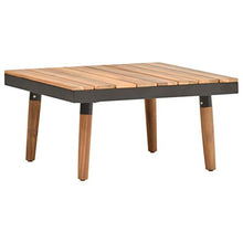 SKM Set Divani da Giardino 4 pz con Cuscini in Massello di Acacia (48.8kg)