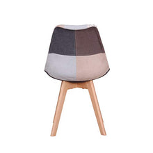 Sedie da pranzo Set di 2/4/6 Sedie da ufficio con sedile imbottito Gambe in legno per sala da pranzo Cucina Soggiorno Camera da letto Mobili da cucina di casa (Gray 2)