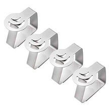 Yardwe Clip di tovaglia Clip da Tavolo da Picnic in Acciaio Inox Table Table Holders Clip di Copertura Tavolo 4PCS (Luna)