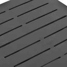 Qnotici Tavolo da Giardino Pieghevole in plastica, Tavolo da Giardino per Il Tempo Libero all'aperto, Tavolo da Giardino per riunioni di Famiglia 45 x 43 x 50 cm  Antracite