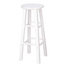 LWW Sedie da cucina Sedie da pranzo Colazione in famiglia Sgabello da bar Sedile da cucina in legno (altezza seduta: 45 cm) Mobili per sala da pranzo,bianca