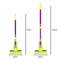 SSAYY Spray Mop La Zazzera di Spugna Assorbente/Piega La Zazzera di Spugna dell'Acqua di Compressione, Asta dell'Acciaio Inossidabile può Allungare La Zazzera Assorbente del Cotone