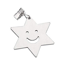 ZHDXW - Tovaglia in acciaio inox, con ciondolo a clip, per interni, esterni, casa, cucina, feste, picnic, stelle