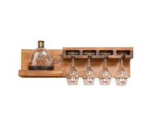 Wine Rack, Wine Rack 3 Bottiglie solido legno for il vino Rack a parete Bottiglia di vino Holder calice della mensola del supporto Fiore cremagliera del banco WTZ012