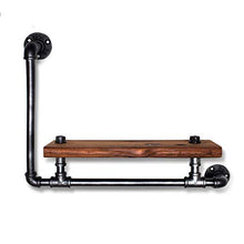 LYM &ripiano di stoccaggio Mensole a Muro, American Retro Tubature dell'Acqua Rack Bagno portasciugamani Bookshelf Mensola Decorativo Scaffale di Finitura