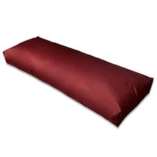 Zora Walter Cuscino imbottito per lo schienale, colore rosso vinaccia, 120 x 40 x 20 cm, resistente alle intemperie, al Moho e Funghi