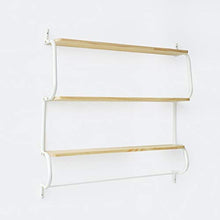 LYM &ripiano di stoccaggio Mensole a Muro, Arte di Ferro a Parete Sfondo Bookshelf Mensola Mensola Mensola Decorativo Scaffale di Finitura (Color : 1#)
