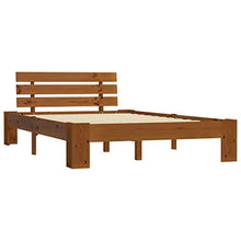 SKM Giroletto Marrone Miele in Legno Massello di Pino 140x200 cm (25.52kg)