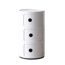 Diaod Nordic Semplice ABS Bedside Governo di immagazzinaggio Moderna Divano Camera Comodini 3 Livello Rotonda Bagagli Finitura Armadi