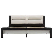 SKM Giroletto con LED Nero e Bianco in Similpelle 140x200 cm (32.31kg) Nero
