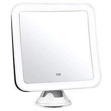 GSAGJjz LED Travel Vanity Mirror Magnifier 16 Luci LED e Touch Screen Rotazione di 360 Gradi Specchio ingranditore Specchio per Il Bagno Specchio per Il Trucco