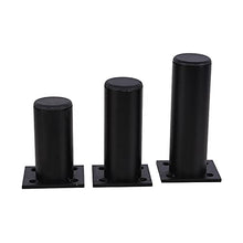 RENSHENKTO 4pcs Gambe Armadio Tavolo Scrivania Elegante Lega Antiruggine Durevole Semplicità Mobili Piedi Extender Lega Alluminio