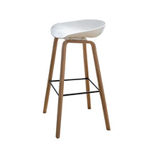 ZHJING Seggiola da Bar Sgabelli da Bar Sgabelli da Bar Sgabelli da Bar Moderni E Minimalisti Sgabelli da Bar (Color : White)