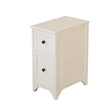 JXJ Comodino Ultra Stretto Comodino Semplice con Spazio Vuoto Comodino Piccolo in Legno massello da 20-30 cm per Camera da Letto, Bagno e corridoio