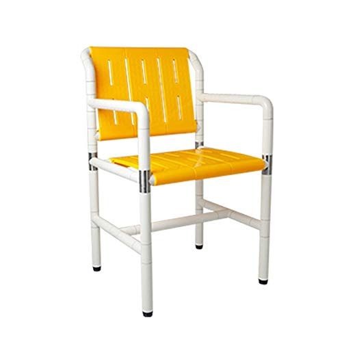 LYP Sedia Comoda per Anziani Sgabello per Doccia Poltroncina da Bagno in Nylon Antiscivolo Disabili/Anziani Senza Barriere Sgabello per Doccia