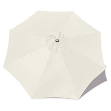 MasterCanopy (30 + Colors 2,7 m Mercato Rotonda Ombrello Regolazione di Ricambio baldacchino 8 Costole (Canopy Only), Creamy White