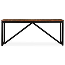 Festnight Panca in Legno Massello di Recupero, Panchina da Giardino 110x35x45 cm