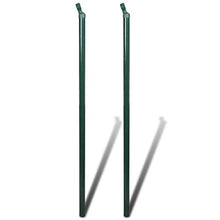 cangzhoushopping 1,25x15 m Recinto Rete Metallica Verde con Pali & Tutti Gli Accessori Articoli di ferramenta Barriere e recinzioni Pannelli per recinzioni