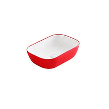SHDJYR Lavamani Rossi Accessori per Bagno Lavelli da appoggio Lavelli da Bagno in Ceramica Ciotole Lavabo Rosso Rubinetto Lavabo Lavello Lavello A