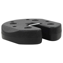 Festnight- Piastre di Peso per Gazebo in Cemento 4 pz 220x30 mm Nero