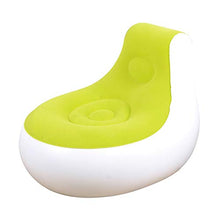 JIE KE Divano Lazy Sofa-Gonfiabile Pieghevole per Uso Interno o Esterno Comodo Divano (Colore : Green)