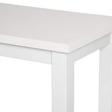 WOLTU Set Mobili da Bar Tavolo con 2 Sgabelli Alti Arredo per Cucina in Acciaio Legno BT17ws+BH130ws-2