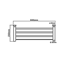 HYYDP Parete Porta Salviette Portasciugamani Acciaio inossidabile Moda Semplice Hotel Famiglia Bagno Cucina Parete Doccia Spazio Mensola multifunzione Materiali impermeabili e anti-ruggine per la prot