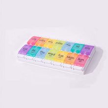 Portapillole Comodo pillola Travel Organizer Pill Box Pill Box portatile sigillata reimballaggio Una settimana di grande capacità casa Anziani Loaded Pill Box Armadietti farmacia